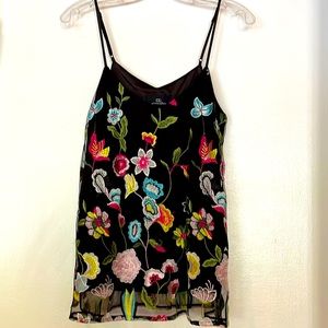 Cynthia Rowley embroidered camisole
